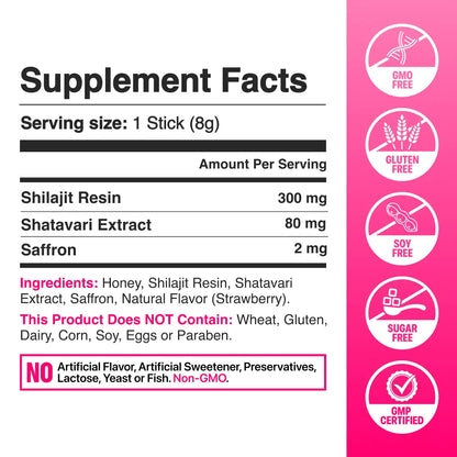 SHE-lajit Honey Sticks